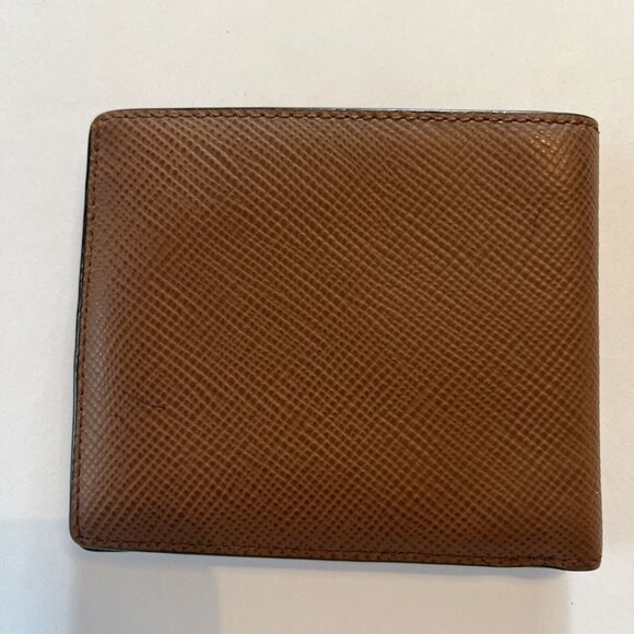 Men’s Michael Kors Billfold Wallet Brown Leather Slim - Picture 2 of 4